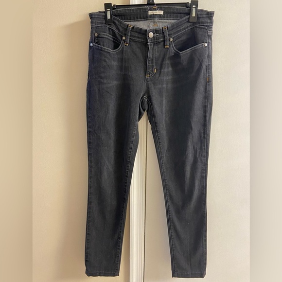 Eileen Fisher Denim - Eileen fisher dark grey skinny high rise stretchy jeans. Sz 8 women